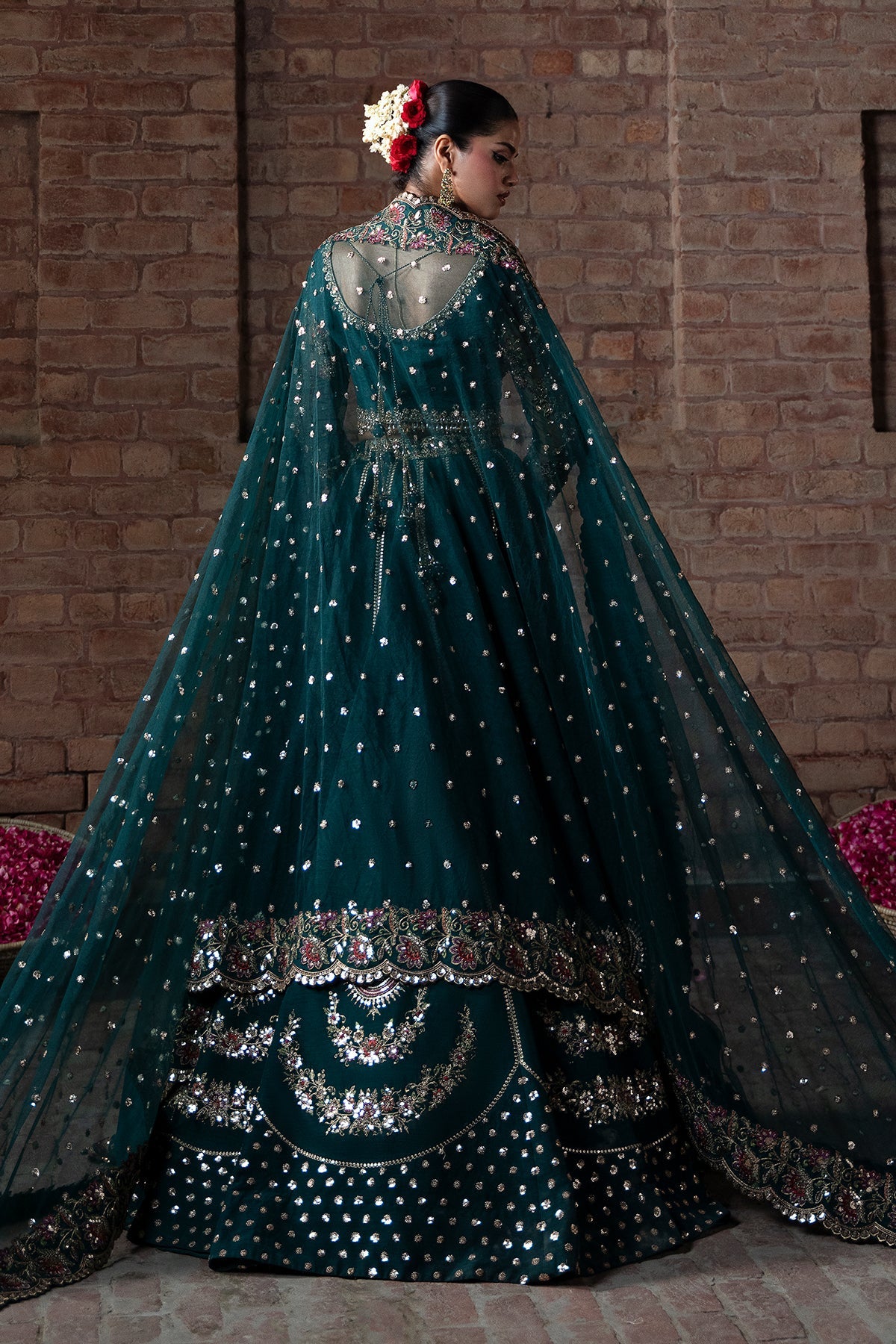 Fabiha Bridal Lehenga Choli | Pakistani Bridal Wear – Fatimaa Store