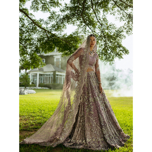 Mirabelle bridal lehenga choli by Mushq - Pakistani bridal wear at Fatimaa Store