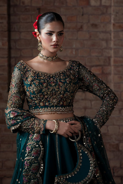 Fabiha Bridal Lehenga Choli | Pakistani Bridal Wear – Fatimaa Store