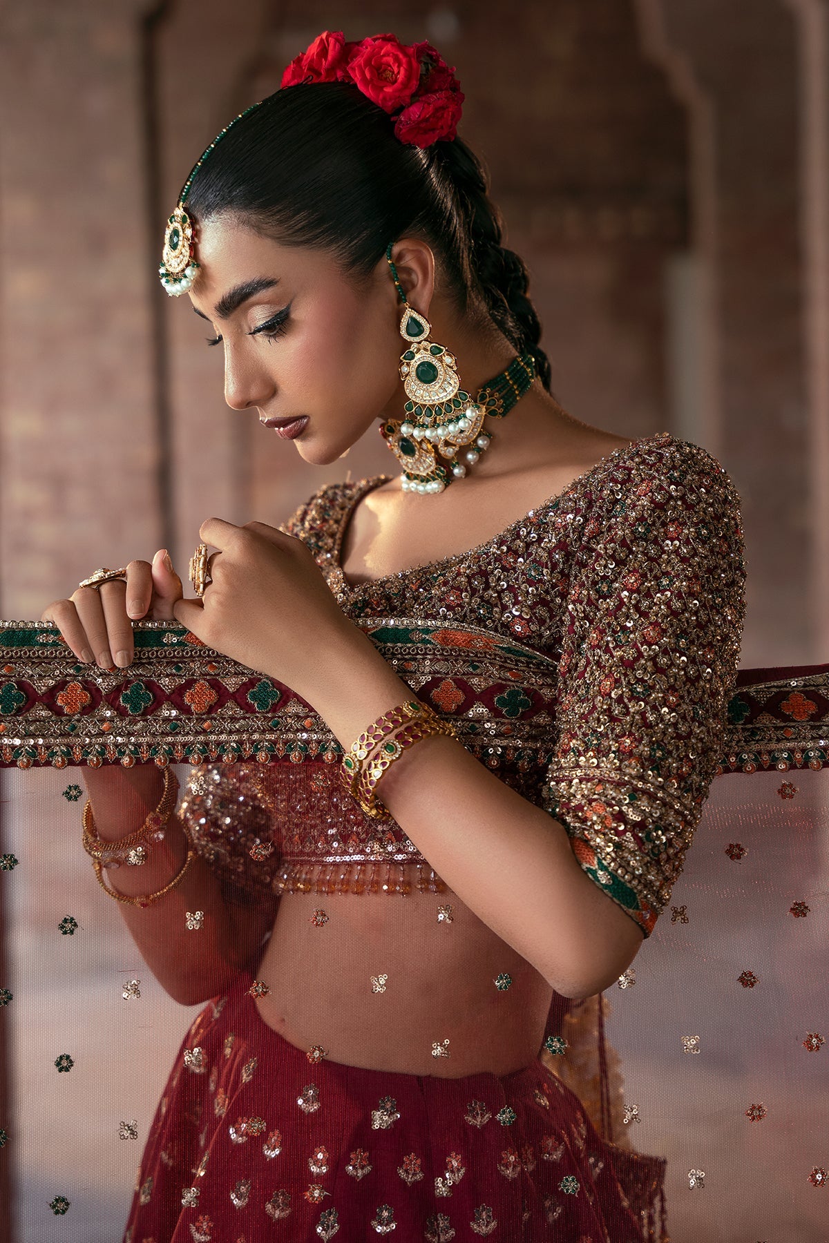 Mina Kashif Saama bridal lehenga choli - image 5