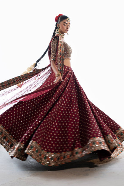Mina Kashif Saama bridal lehenga choli - image 4