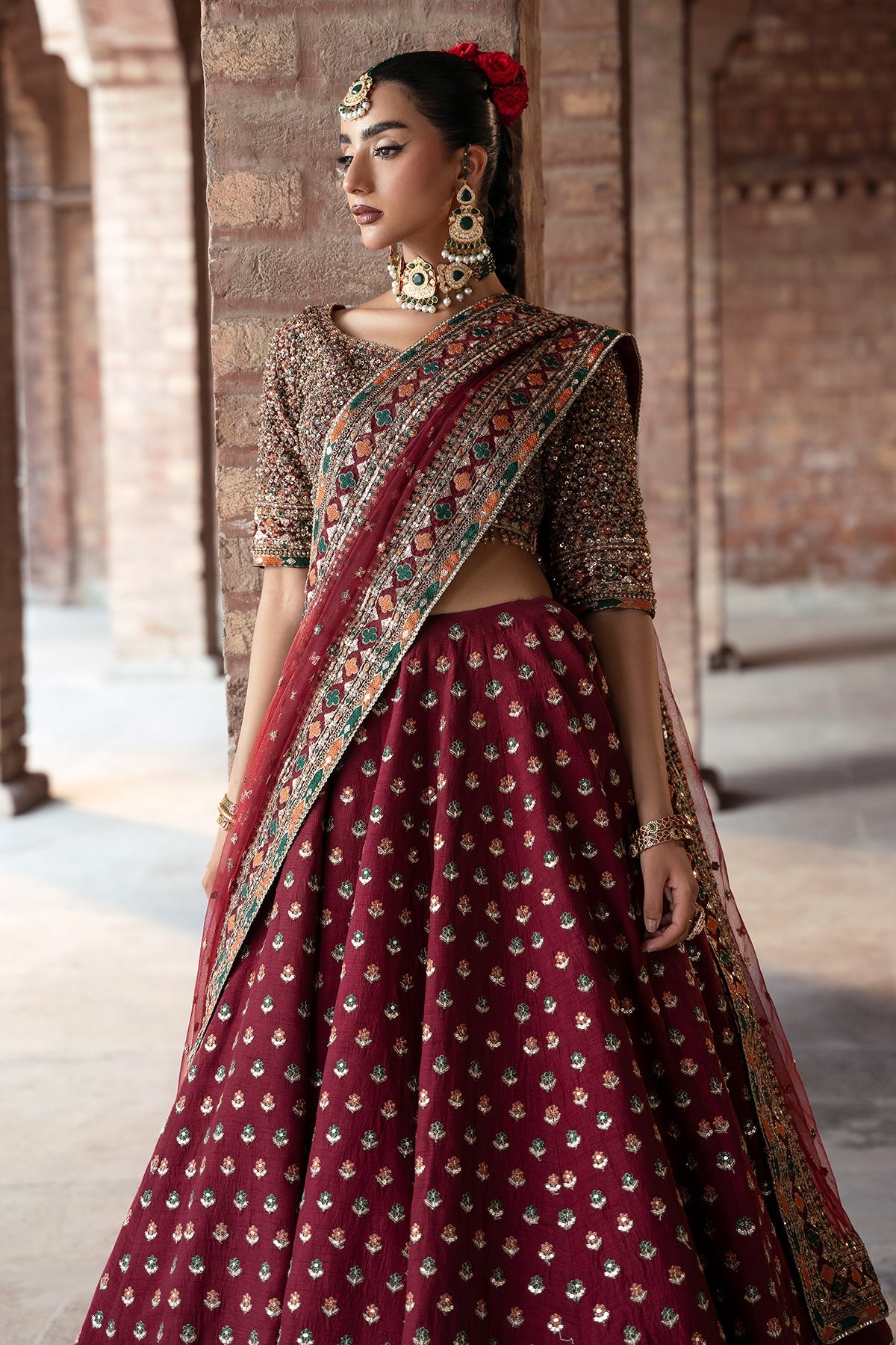 Mina Kashif Saama bridal lehenga choli - image 3