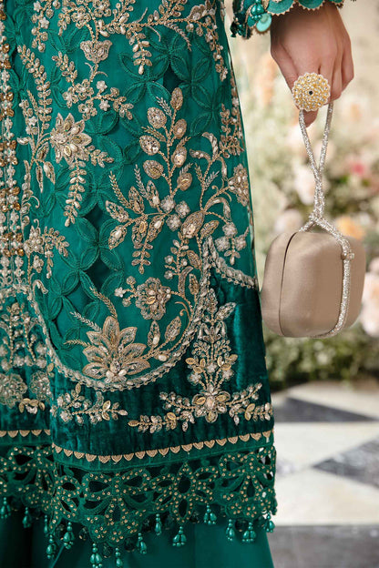 3 Piece Unstitched Embroidered Suit | BD-2806 - Maria B