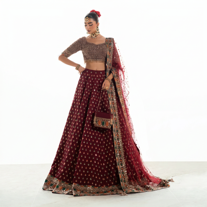 Mina Kashif Saama bridal lehenga choli - image 1