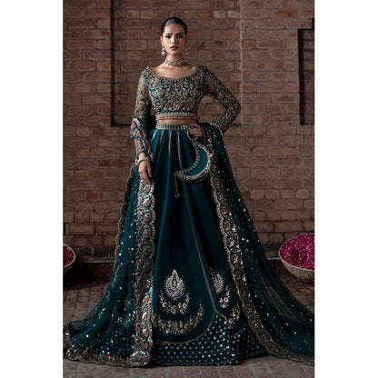 Fabiha Bridal Lehenga Choli | Pakistani Bridal Wear – Fatimaa Store