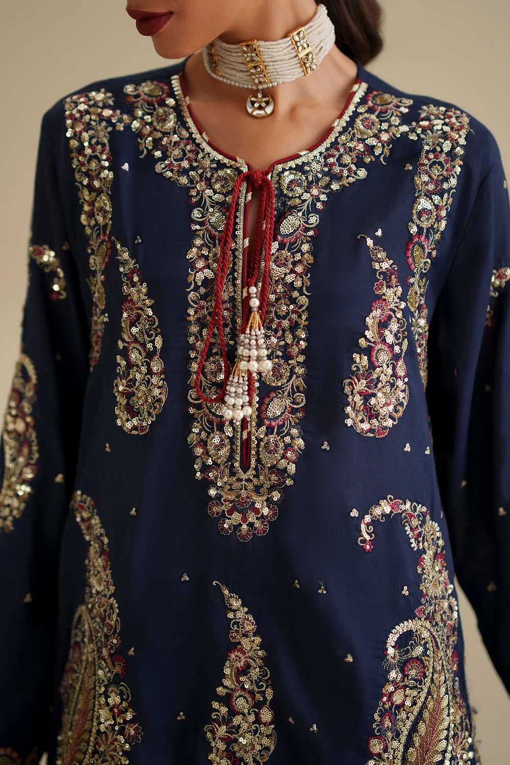 EMBROIDERED SUIT