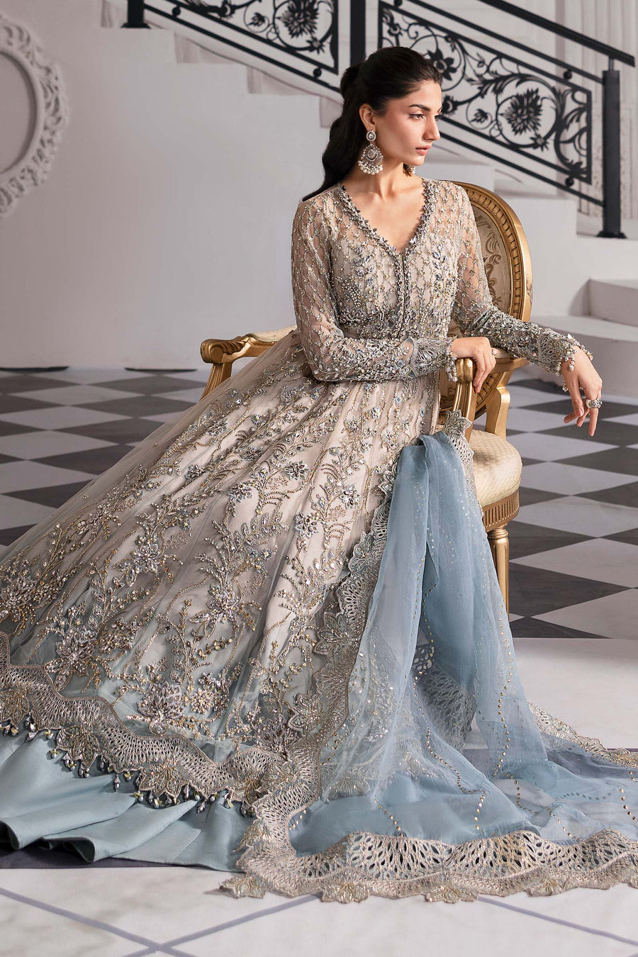 Embroidered Suit  BD - 3002 | Maria B