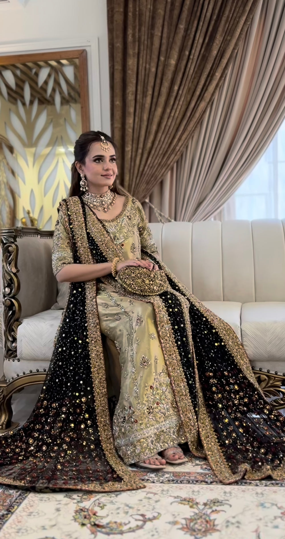 Haris Shakeel tissue masoori suit by Sumbul Iqbal - additional view