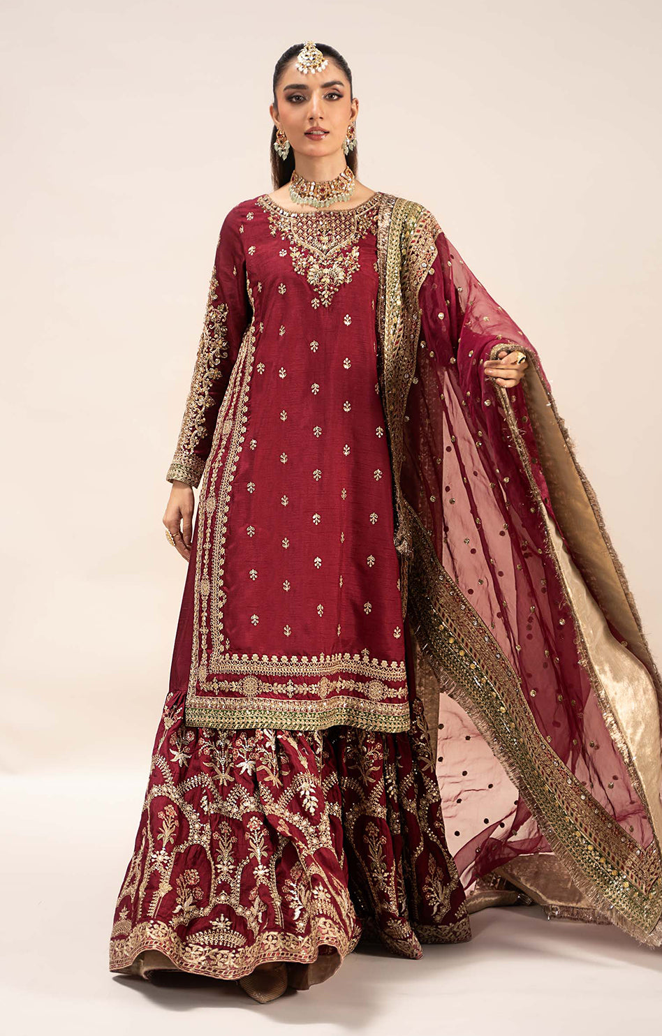 Maria B raw silk suit EF-EF25 - additional view 2