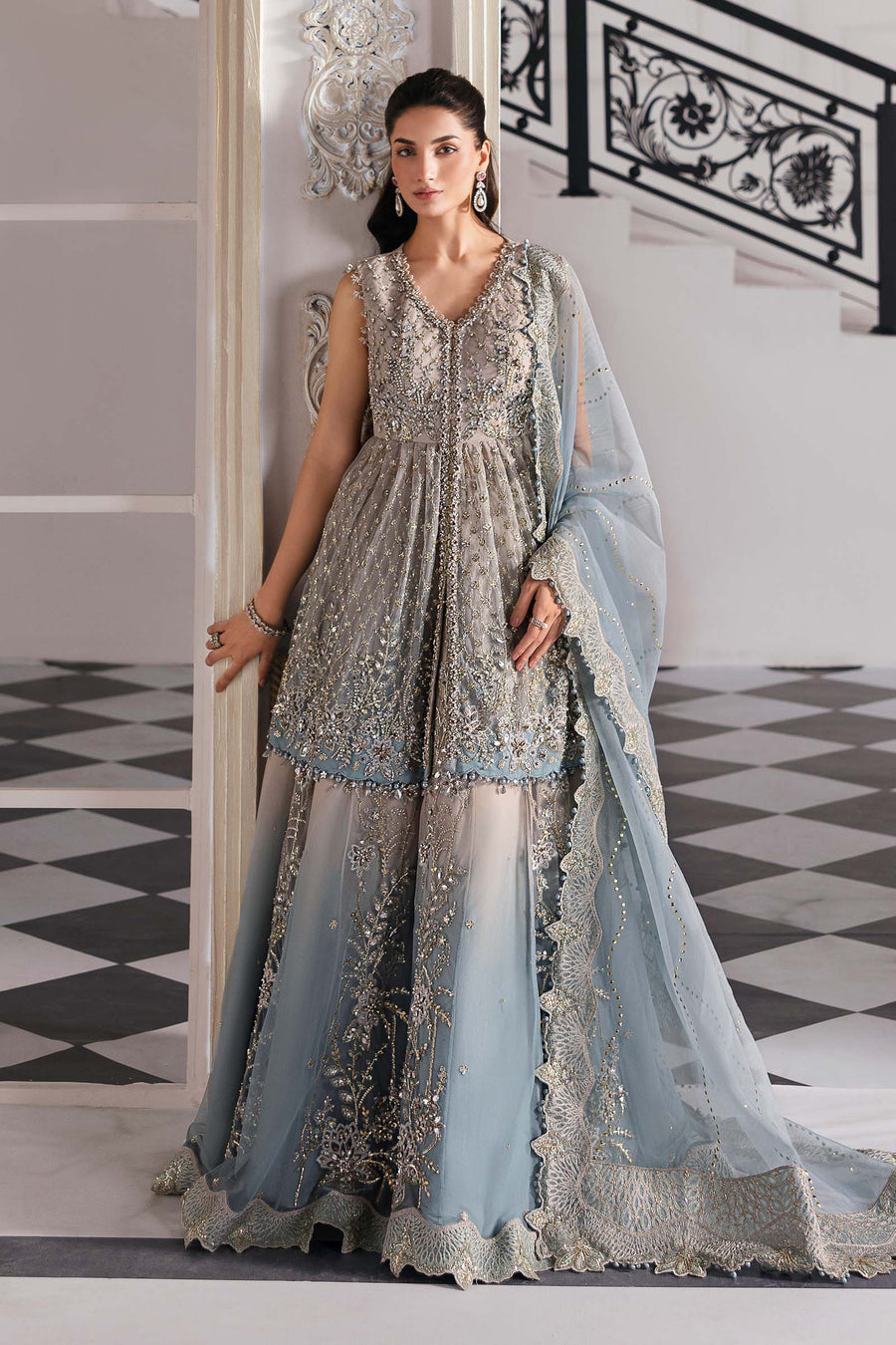Embroidered Suit  BD - 3002 | Maria B