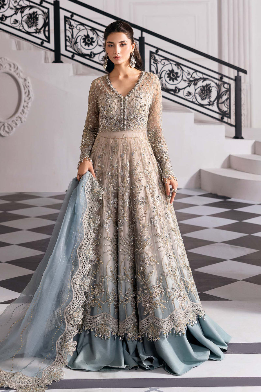 Embroidered Suit  BD - 3002 | Maria B