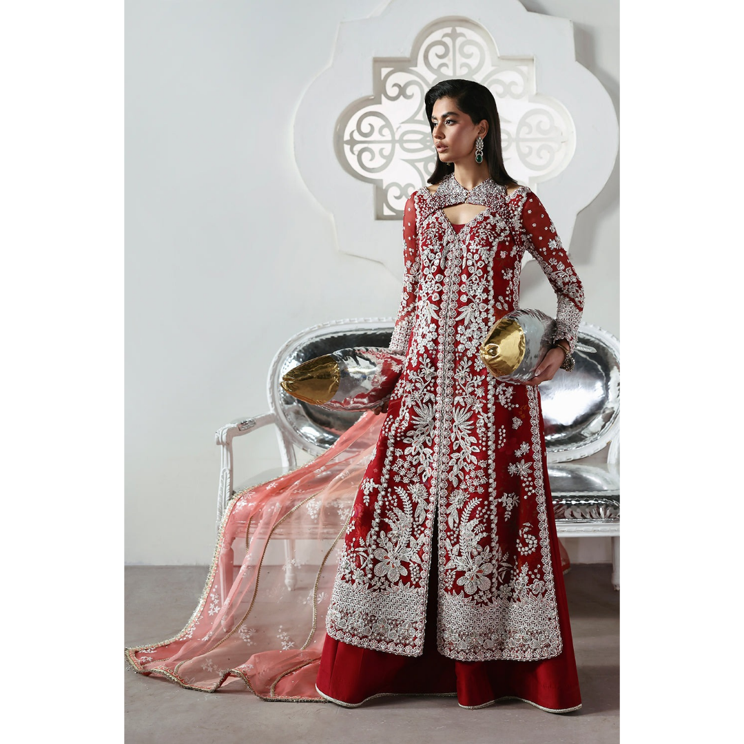 Solara raw silk suit by Soraya at Fatimaa Store