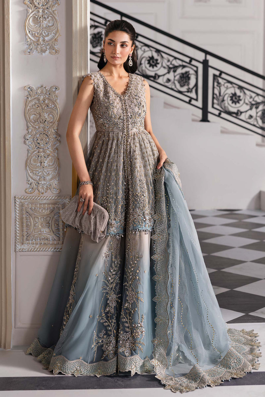 Embroidered Suit  BD - 3002 | Maria B
