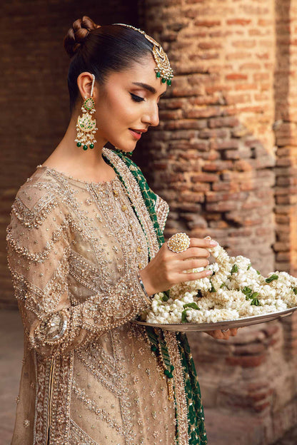 Widad churidar set by Maria B - close up