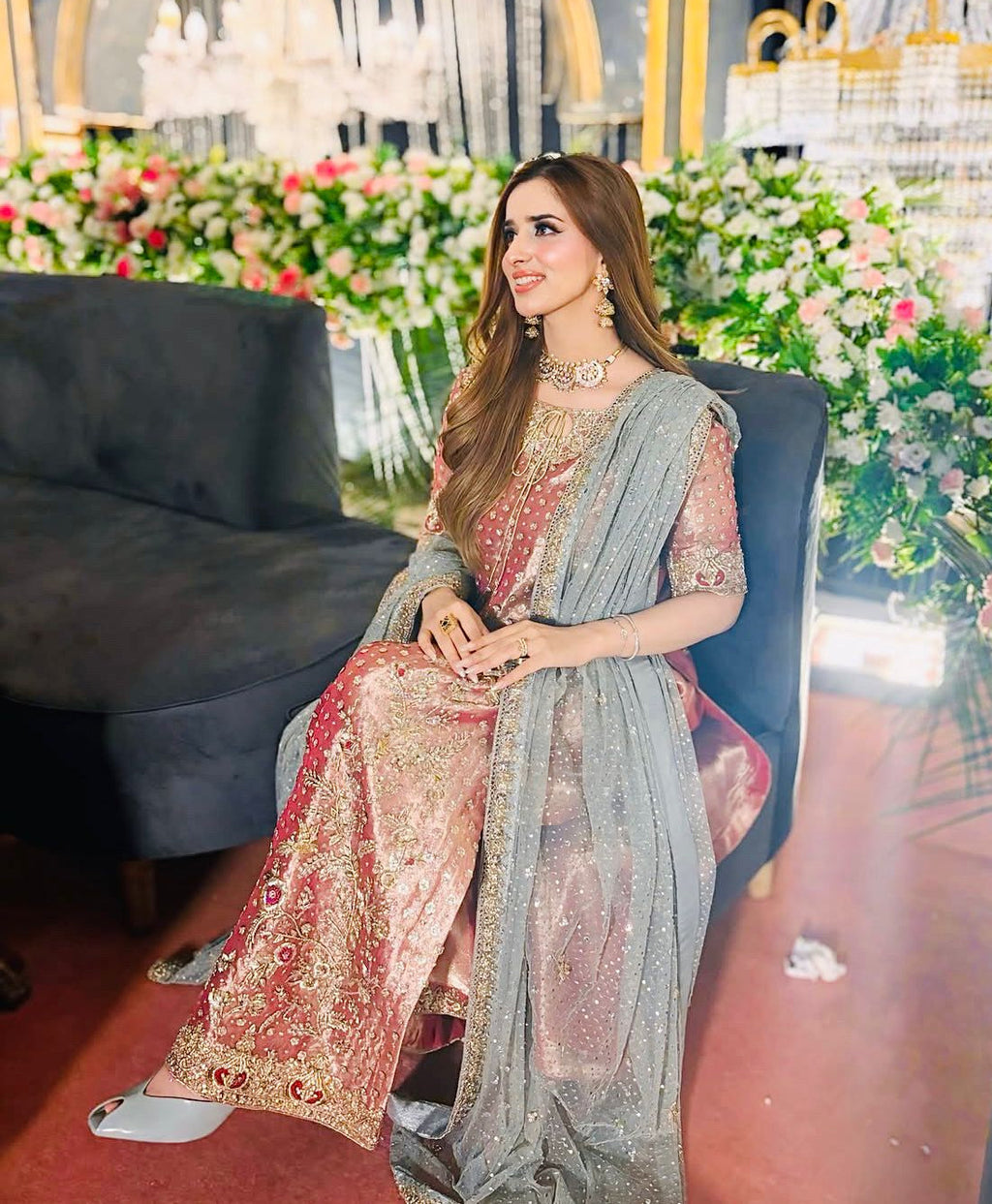 Haris Shakeel - 4 Pc Luxury Ensemble