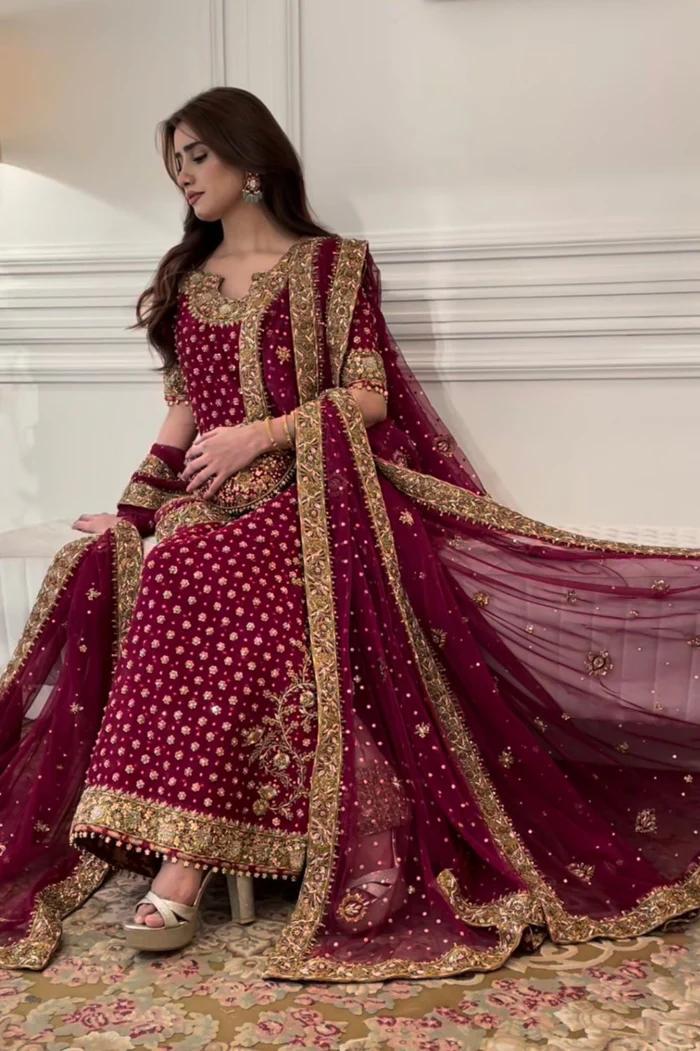 Aisha Afridi formal suit by Haris Shakeel - styled look