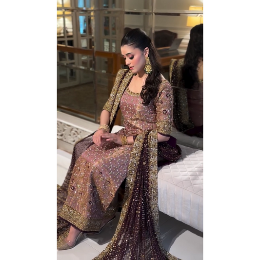 Fareeha formal suit by Haris Shakeel at Fatimaa Store