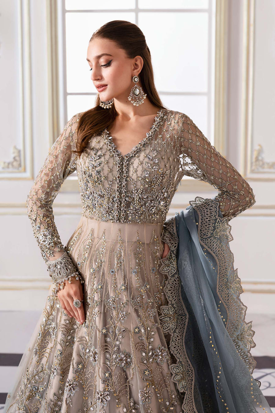 Embroidered Suit  BD - 3002 | Maria B